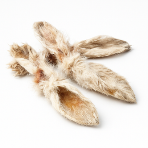 Oreilles de lapin avec poils
